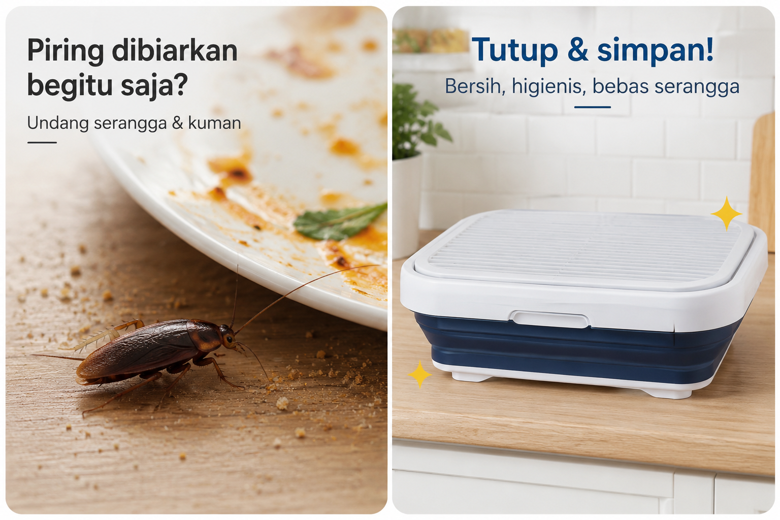 Rak Pengering Piring Lipat Silikon